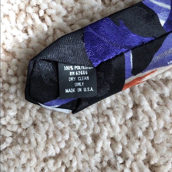 Florenzi Collection Men’s Tie - Purple - Picture 4 of 4